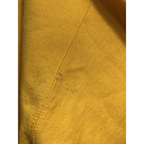 Local Team Preppy Thrashed Yellow Bobcats Pullover Yellow Crewneck Sweatshirt L - Picture 12 of 16